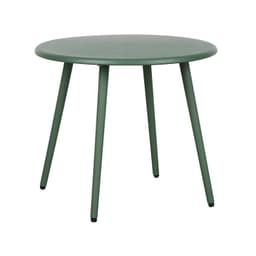 Mesa De Centro Redonda Nordica Verde 51x45 Escandinavia Verde Oscuro