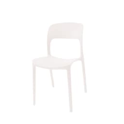 Silla Plastico Apilable Deco Nuremberg Blanca Escandinavia Blanco