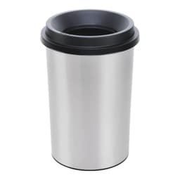 Basurero Metal gris 25 Lts Rimax Plata