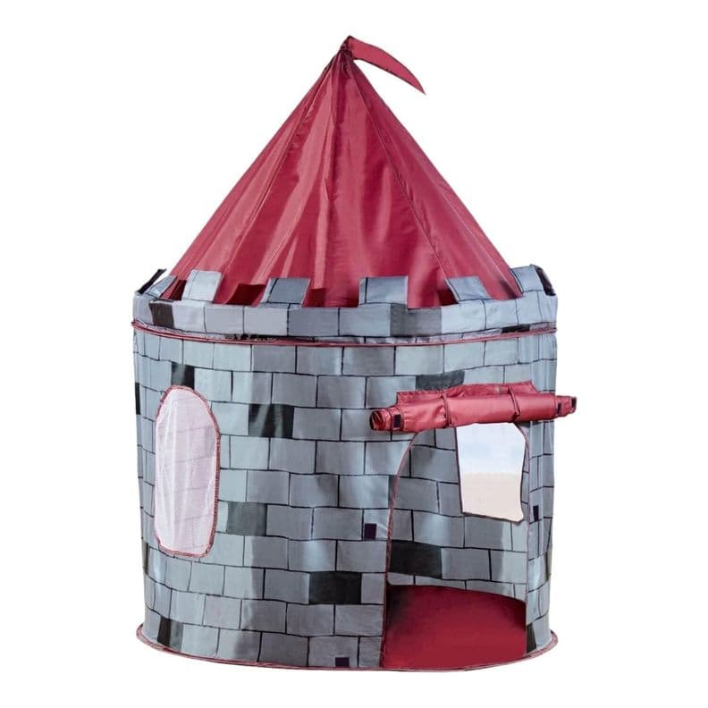Carpa Castillo para Ninos plegable 105 x 125cm Gamepower Gris