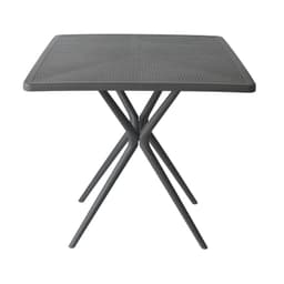Mesa Cocina Terraza Jardin Cuadrada Elvan 71x70x70 Gris