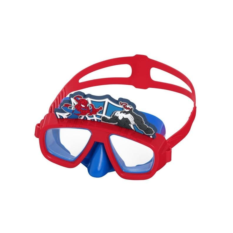 Mascara Lentes Anteojos Natacion Spiderman Ninos 3+ Anos Rojo