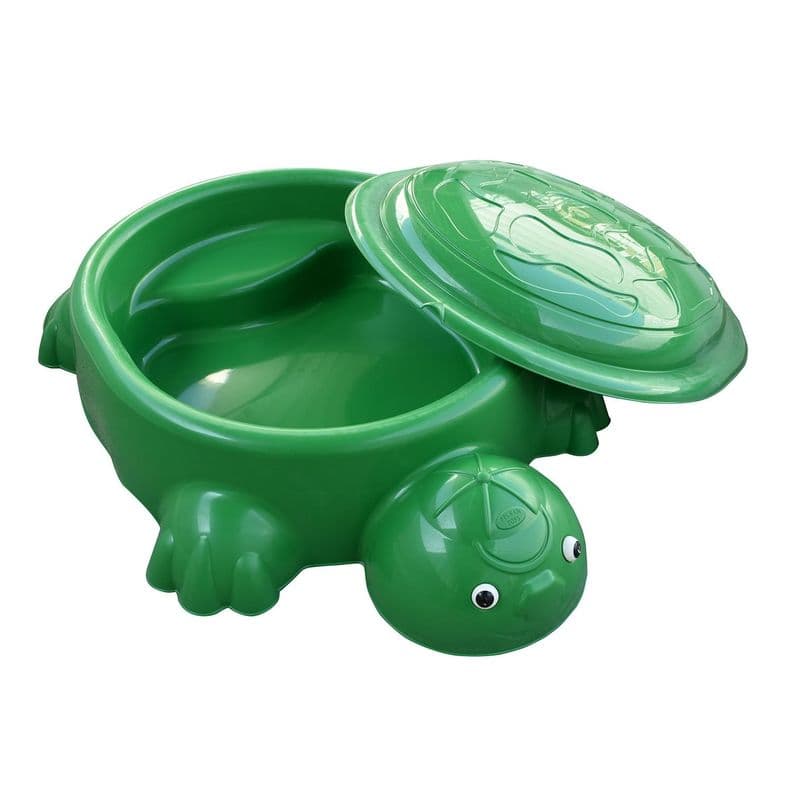 Arenero Plastico para ninos con tapa 85x121x33cm Game Power Verde