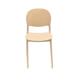 Silla Plastico Apilable Deco Sevilla Beige Escandinavia