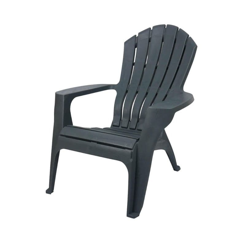 Silla Reposera Plastica Terraza Negra Northwest Gris