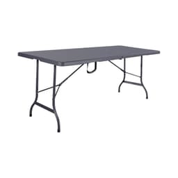 Mesa Plegable Rectangular 180x74x74 Cms Gris Northwest
