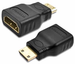 Adaptador Convertidor Mini Hdmi Camara Tablet Pc Video Copla Negro