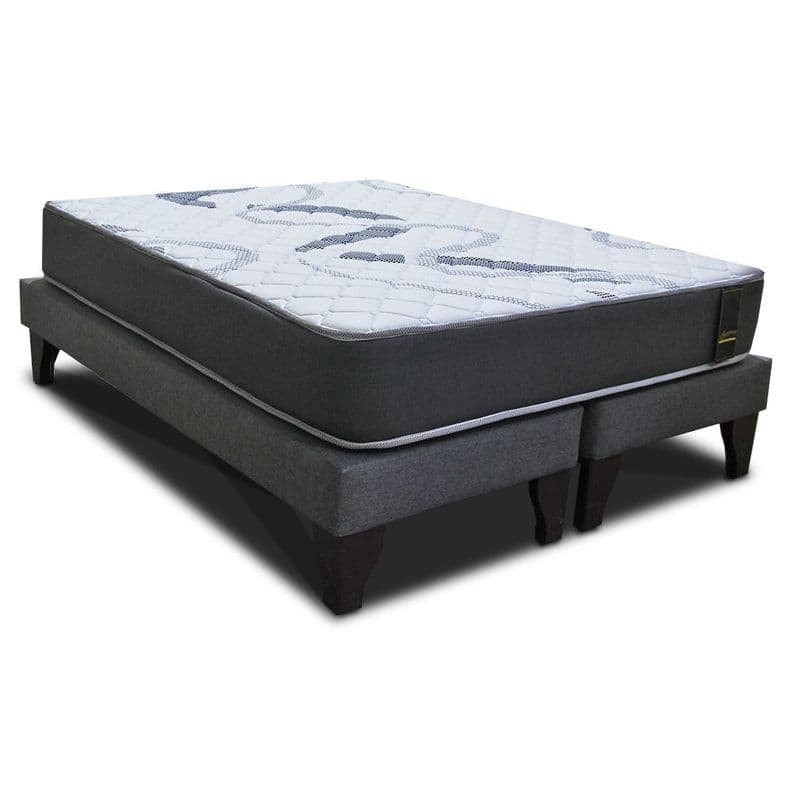 Cama Europea Sleepwell Pocket Luxory King Negro