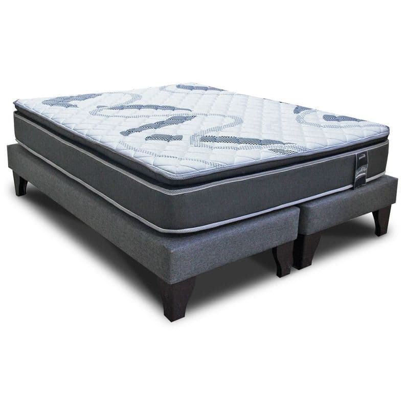 Cama Europea Sleepwell Pocket One Side Super King Negro
