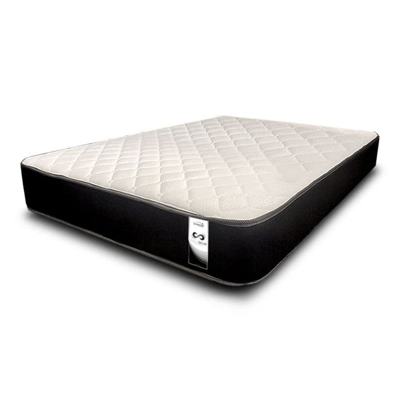 Colchon Resorte Sleepwell Equilibrium 2 Plazas BOX Blanco