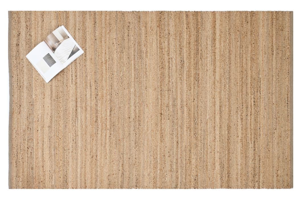 Alfombra Deco Yute durries trenzada Ranya Moderno Natural1,5x2,4 mts Diseno 12 L