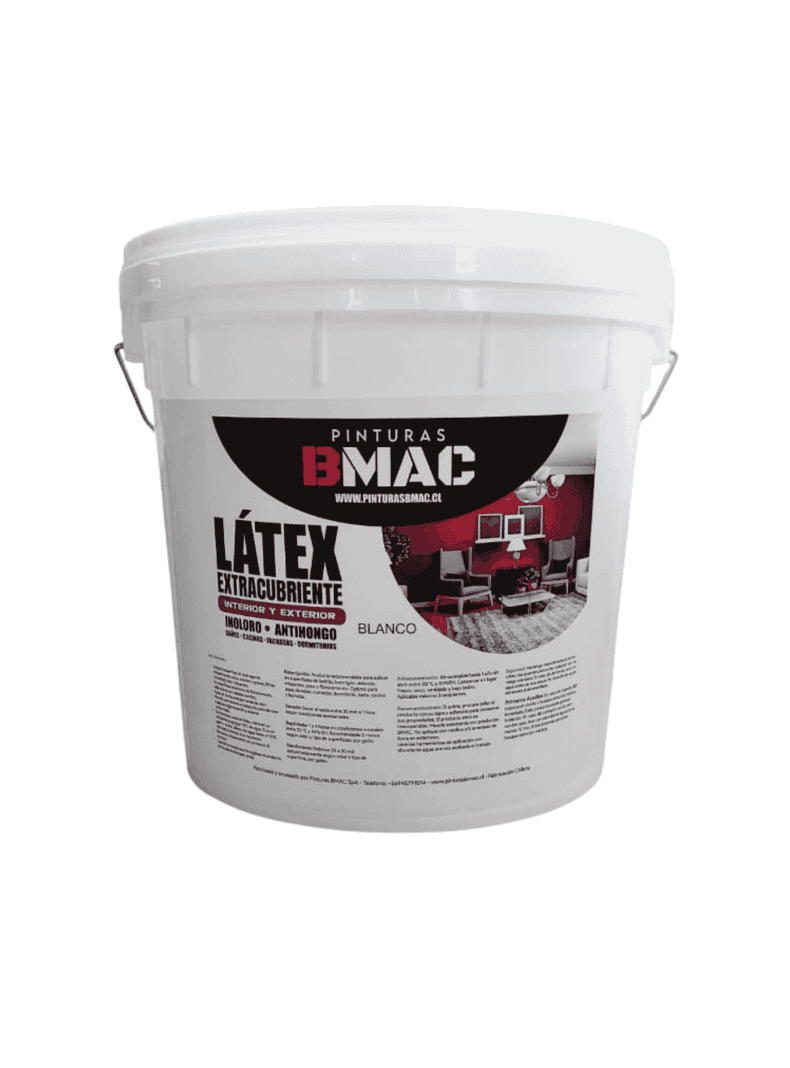 Latex Extracubriente Blanco Tineta BMAC