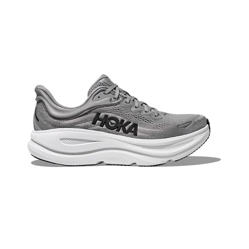 Zapatilla Hoka Bondi 9 Hombre Galactic Grey / Stellar Grey Gris 43.5