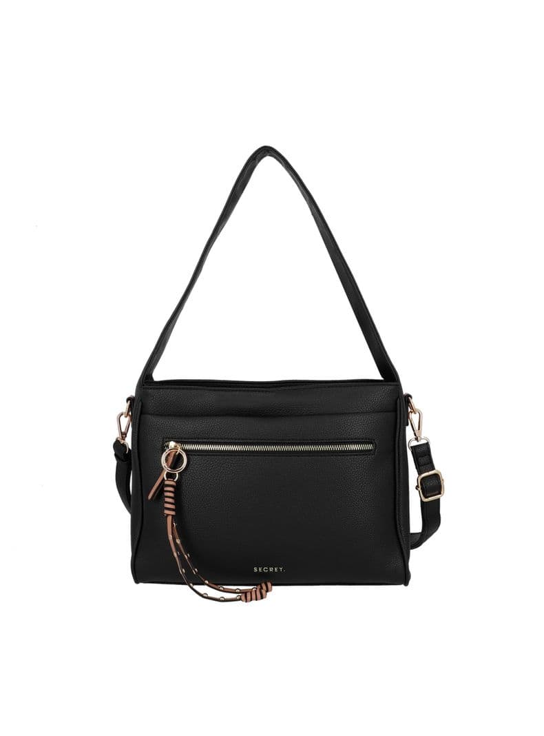 Cartera de hombro Secret Lucca ST6 L Negro