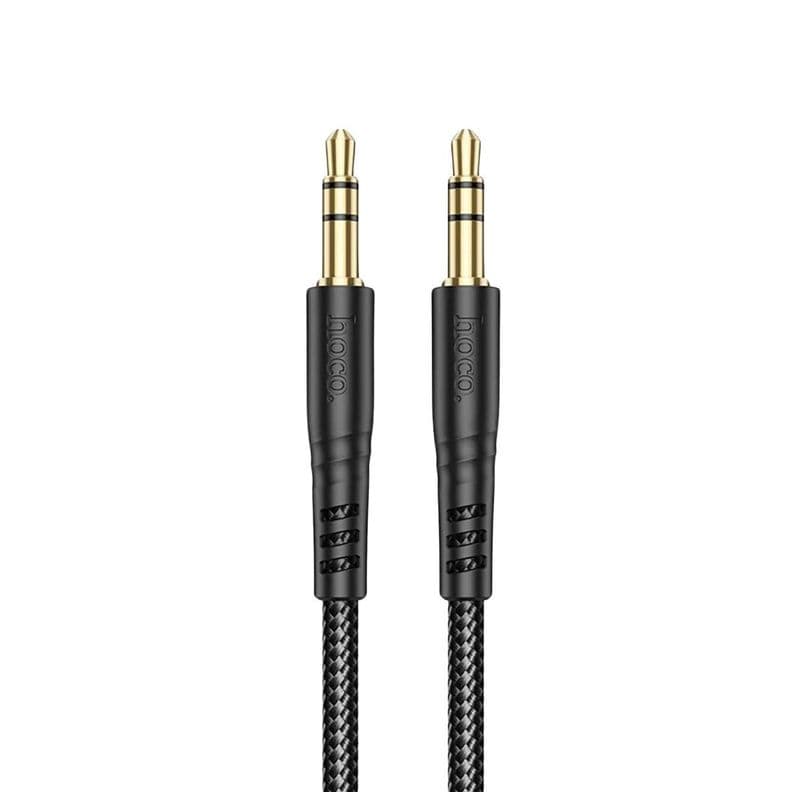 Cable Auxiliar Hoco Upa24 Smooth Jack 3.5mm 1m Negro