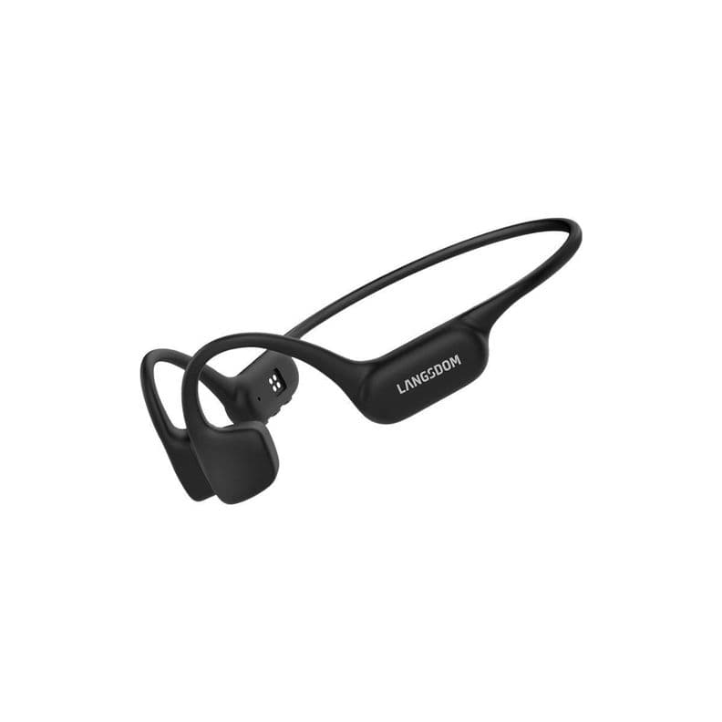 Audifonos Deportivos Impermeables IP68 Langsdom AirSwim Neo Negro