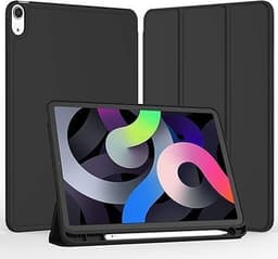 Carcasa Funda Smart Cover Con Ranura Para iPad Air 11 M2 2024 Negro