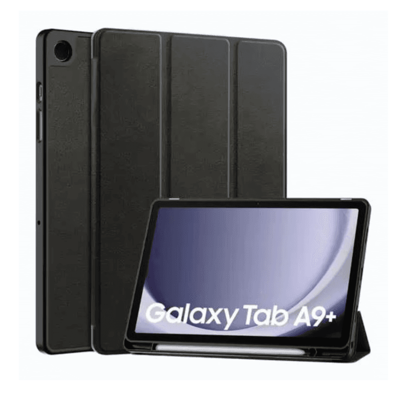 Funda Carcasa Smart Cover Para Tablet Samsung A9+ Plus 11 X210 X215 Negro