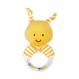 Peluche de Felpa Sonajero Cascabel Animalitos Amarillo 0 A 12 Meses