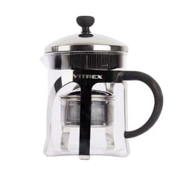 Tetera De Embolo Indi Vitrex 600 ML Acero