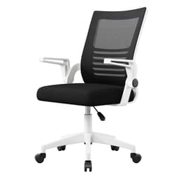 Silla Escritorio Emilia Oficina Ergonomica Acolchada Blanca Blanco