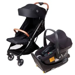 Coche Travel System Eva Black/ Cabriofix I-Size Maxi Cosi Negro
