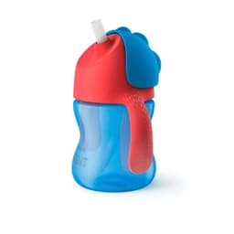 Vaso Con Bombilla Flexible De 200 Ml/7 Oz Dino Nino Avent Azul