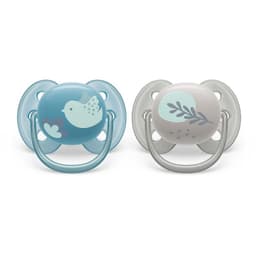 Chupete Ultra Soft 6-18 meses Nino Philips Avent Celeste