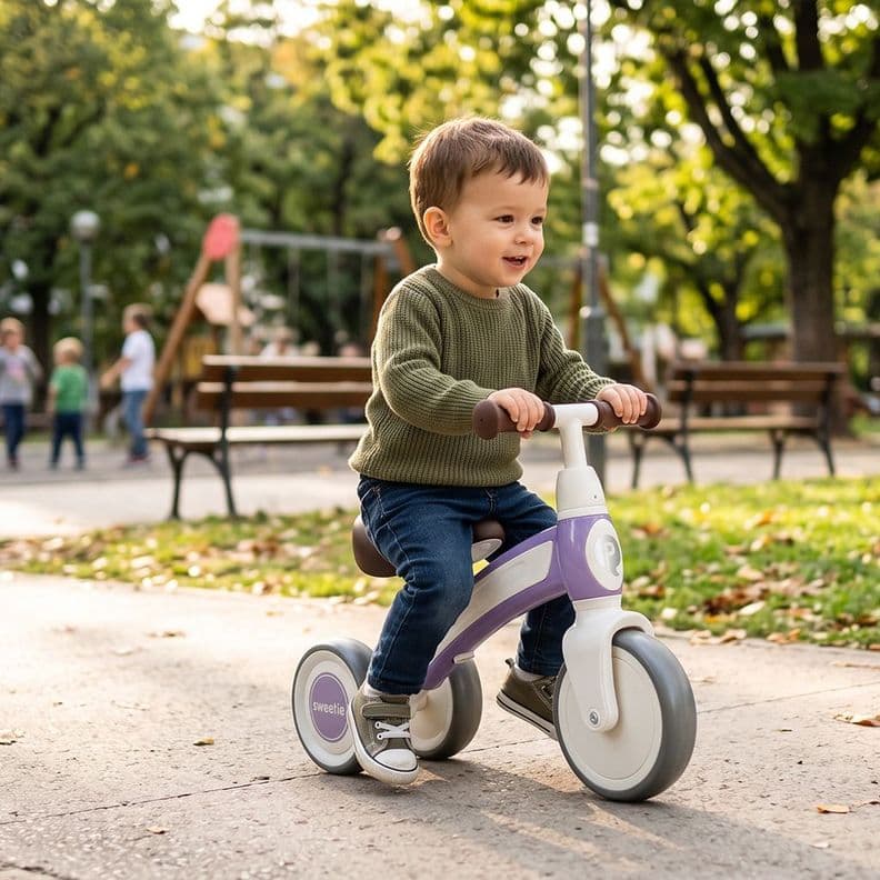 Balance Bike Sweetie Morado Qplay