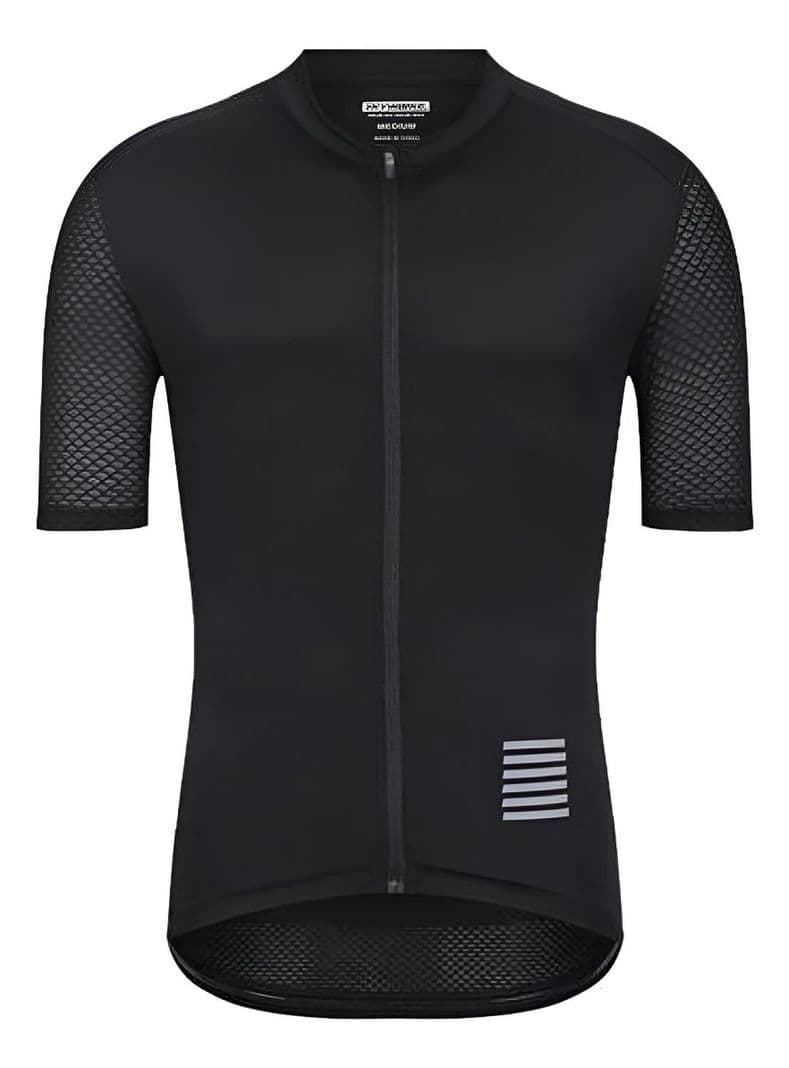 Tricota Con 4 Bolsillos Ykywbike, Mtb Ruta Malliot Polera Negro S