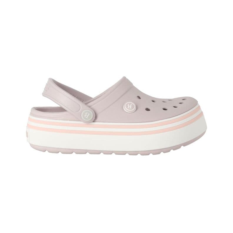 Zuecos Plataforma Ninas Bamers Airline Gris 30