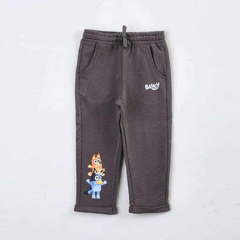 Pantalon de Buzo Nina Bluey Personajes Gris 6