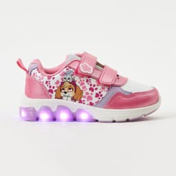 Zapatilla Luces Nina Paw Patrol Patitas Rosado 25