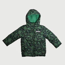 Parka Nino Full Print Personajes Verde Minecraft 12