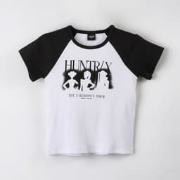 Polera Manga Corta Nina Huntrx Kpop Demon Hunters Blanco 10