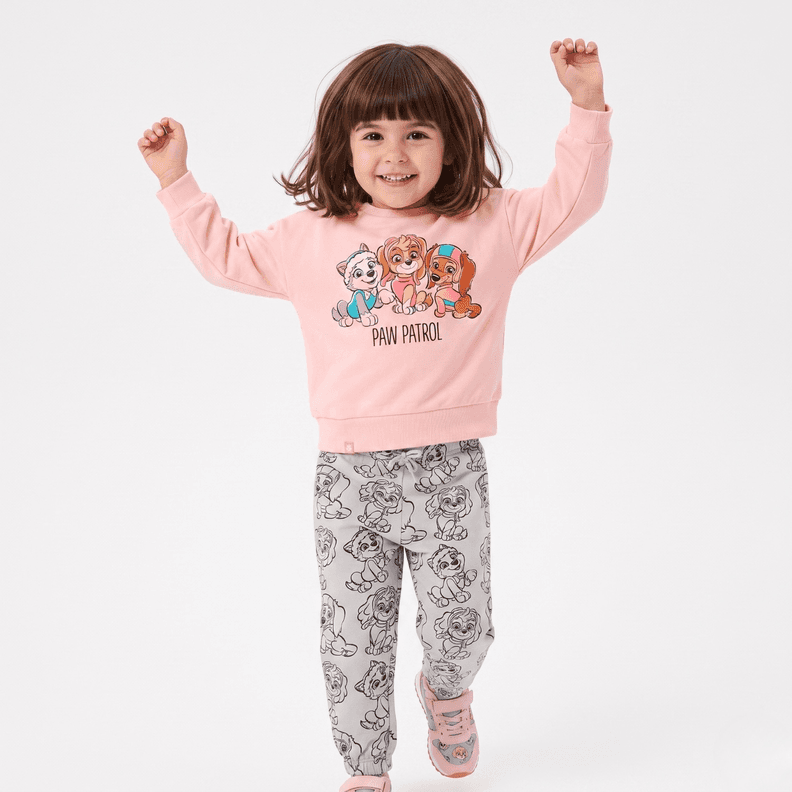 Conjunto Buzo Nina Paw Patrol Personajes Rosado 8