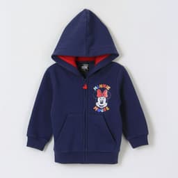 Poleron Escolar Nina Minnie Mouse Azul Marino Disney 3