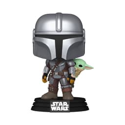 Funko Pop! The Mandalorian with Grogu Star Wars #818 Gris