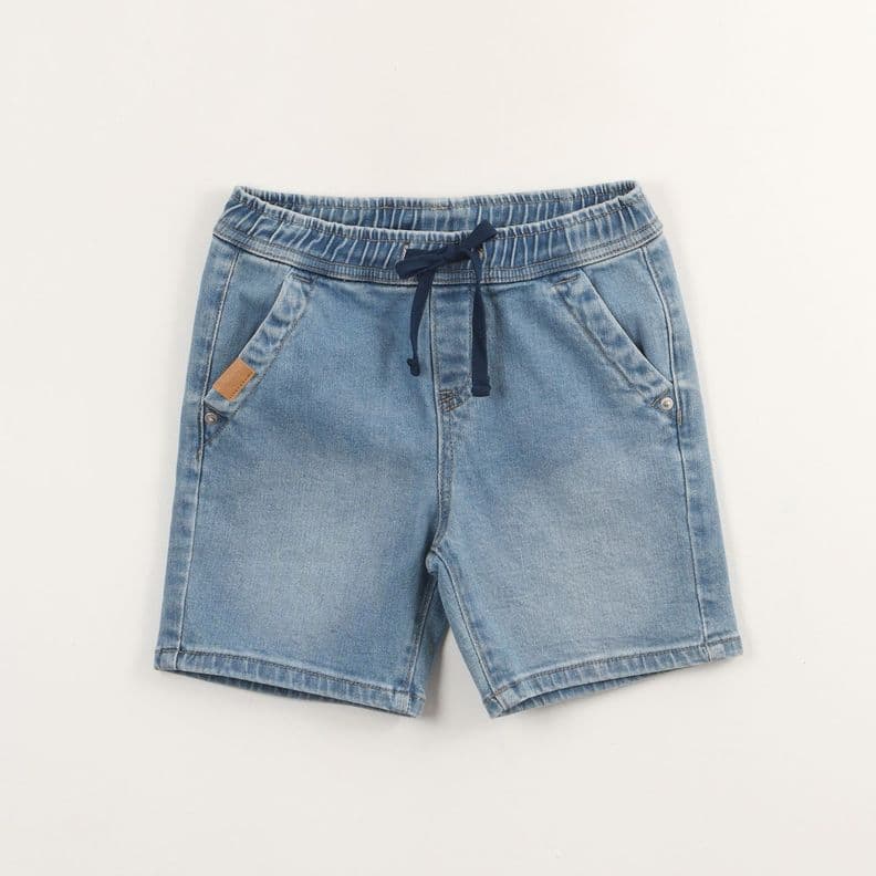 Short Nino Azul Denim Basico The Brands Club 3
