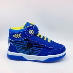 Zapatilla Cana Alta Nino Luces Run Azul Sonic 24