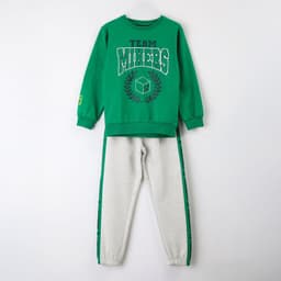 Conjunto Buzo Nino Minecraft Miners Verde 8