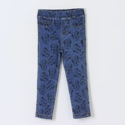 Calza Nina Full Print Minnie Mouse Azul Oscuro Disney 8
