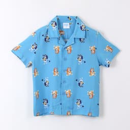 Camisa Manga Corta Nino Bluey Celeste 3