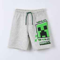 Short Nino Minecraft Creeper Gris 14