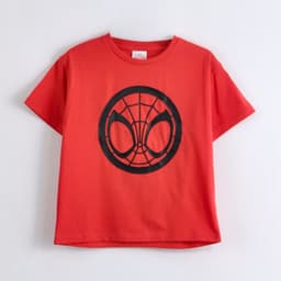 Polera Manga Corta Nino Spidey Marvel Icono Rojo 4