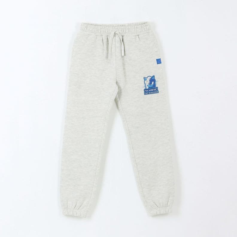 Pantalon de Buzo Nino Cara Gris Sonic 4