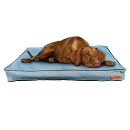 Cama para mascota perro bruno 89x56x10 cm L Azul