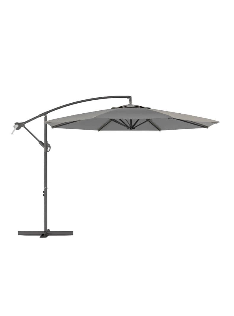 Quitasol Lateral 3x3mt Sombrilla Terraza Sol Lluvia Gris Vincenzi