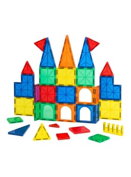 Juego de Bloques Construccion magneticos 3D 60 Piezas GlowUp