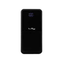 Bateria Externa Lity 20000mAh 45W Carga Rapida Negra P12 Negro
